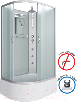 Душевая кабина Niagara NG-2310-14RBKTG 120x80x215