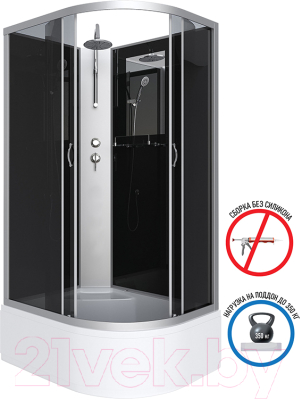 Душевая кабина Niagara NG-2510-14LBKT 120x80x215