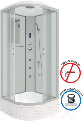 Душевая кабина Niagara NG-3302-14F 100x100x215 (матовое стекло)