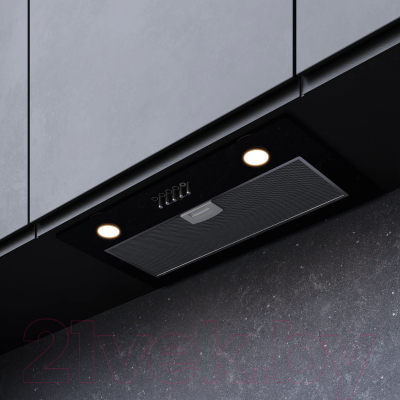 Вытяжка скрытая Krona Luisa 600 Glass PB / КА-00004386