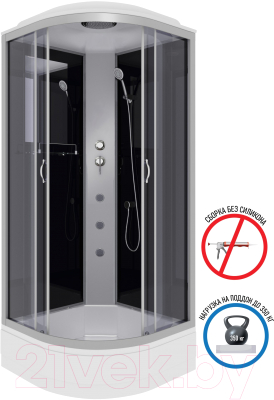 Душевая кабина Niagara NG-3503-14G 80x80x215