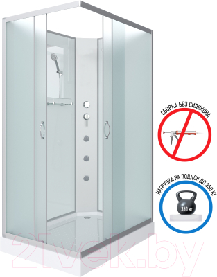 Душевая кабина Niagara NG-43975-14QBKG 90x70x215