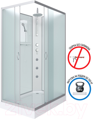 Душевая кабина Niagara NG-43975-14QBKTG 90x70x215