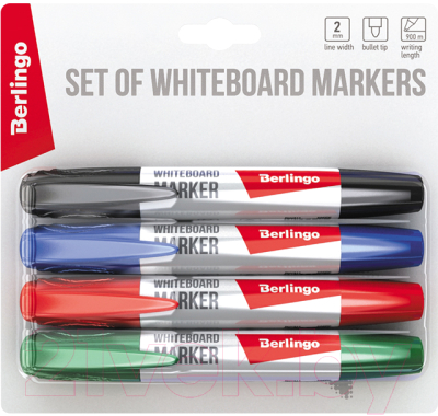 Набор маркеров Berlingo Uniline WB200 / BMc_40509 - фото