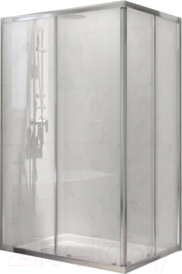 Душевой уголок BelBagno DUE-AH-2-120/80-C-Cr - фото