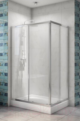 Душевой уголок BelBagno DUE-AH-2-120/80-C-Cr