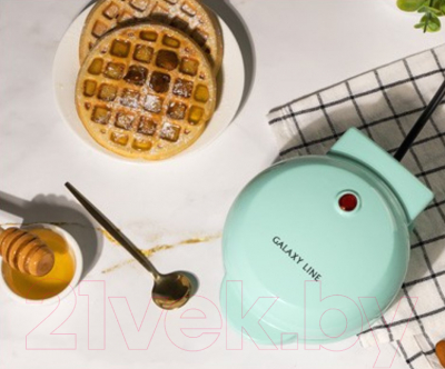 Вафельница Galaxy GL 2979 (мятный)