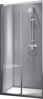 Душевая дверь BelBagno DUE-BF-1-140-C-Cr - фото