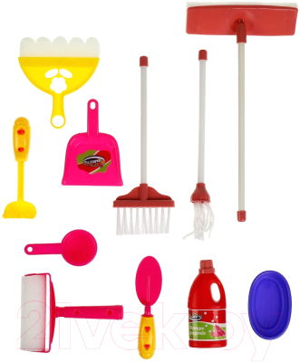 Набор хозяйственный игрушечный Играем вместе Набор уборщика / 2106U291-R - фото