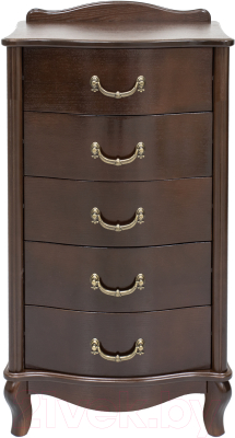 Комод Импэкс Джульетта 5 ящиков (орех) - фото