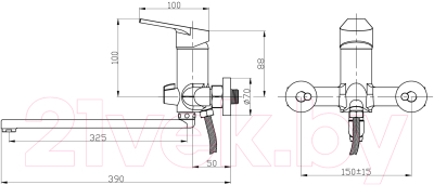 Смеситель РМС SL132-006E