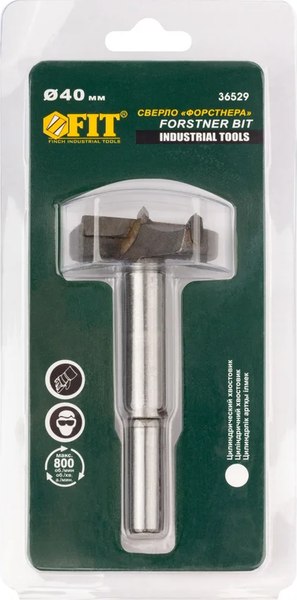 Сверло FIT Форстнера с карбидными вставками 40 мм / 36529