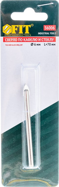 Сверло FIT По кафелю 6мм / 36006