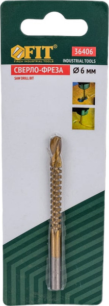 Сверло FIT Универсальное 6мм / 36406 - фото