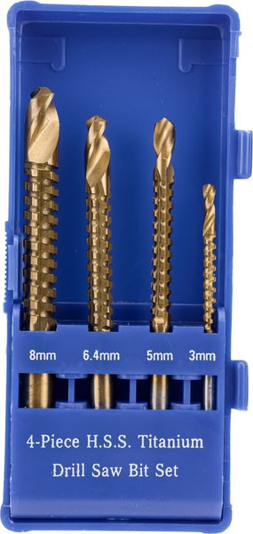 Набор сверл FIT Титановое покрытие / 36414