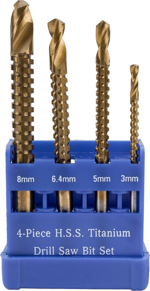 Набор сверл FIT Титановое покрытие / 36414