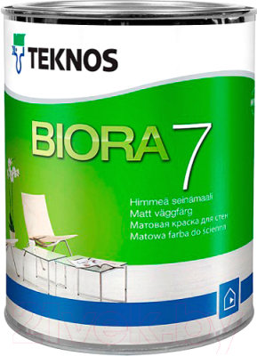 Краска Teknos Biora 7 Base 1 - фото