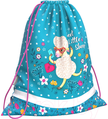 Мешок для обуви Erich Krause Flower Sheep / 56742 - фото