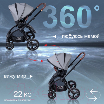 Детская универсальная коляска Sweet Baby Cupola 2 в 1