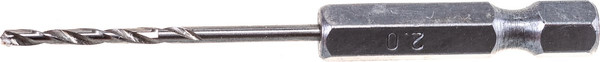 Сверло FIT HSS титановое покрытие в блистере 2мм / 34020 - фото