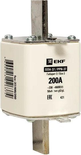 Предохранитель плавкий EKF PROxima fus-37/400/200 - фото
