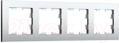 Рамка для выключателей и розеток IEK Brite BR-M42-M-K47 - фото