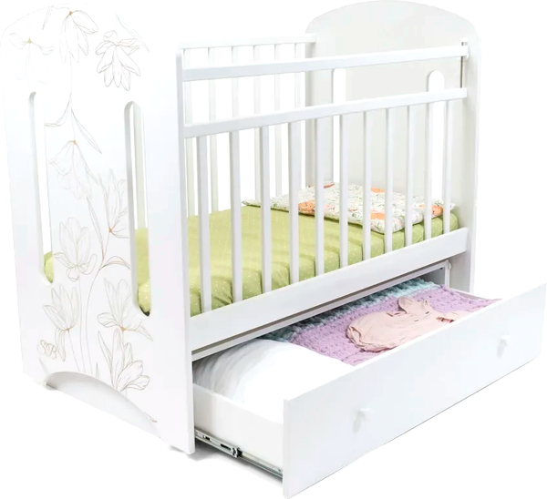 Детская кроватка Sweet Baby Sofia маятник с ящиком