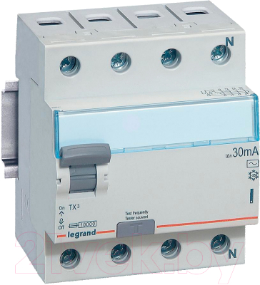 Устройство защитного отключения Legrand TX3 4P 40A 30мA 10kA 4M / 403009 - фото