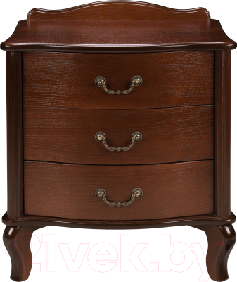 Тумба Импэкс Джульетта 3 ящика (орех) - фото