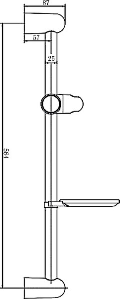 Душевая стойка Haiba HB8003
