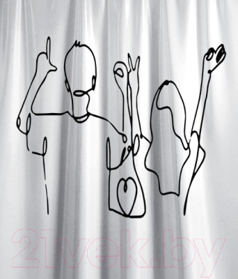 Шторка-занавеска для ванны MONAMI RM033115 - фото