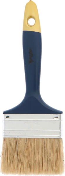 Кисть малярная Tundra Плоская натур. щетина пластиковая рукоятка 3 75мм / 881519 - фото