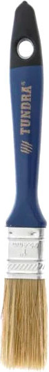 Кисть малярная Tundra Плоская натур. щетина пластиковая рукоятка 4 100мм / 881520 - фото