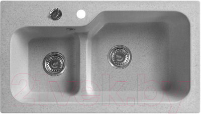 Мойка кухонная Belux SG-REC-DUO 8045 - фото