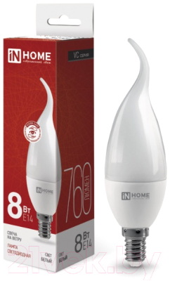 Лампа INhome LED-Свеча на ветру-VC / 4690612030432