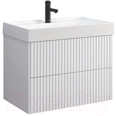 Тумба под умывальник Belux Сиртаки НП 70-02 (1, белый глянцевый) - фото