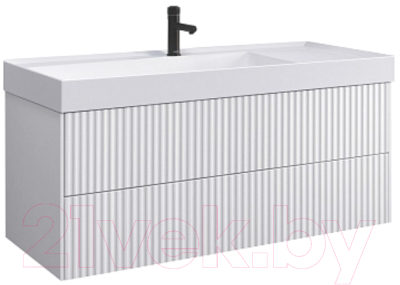 Тумба под умывальник Belux Сиртаки НП 120-02 (1, белый глянцевый) - фото