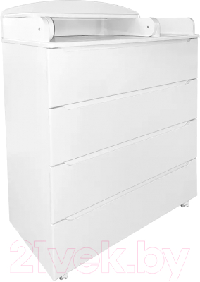 Комод пеленальный INDIGO Style 800/4 с узким пеленальным столиком - фото