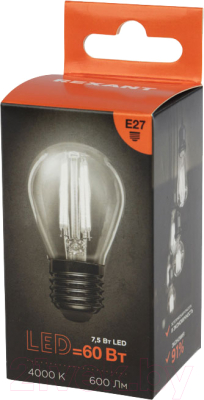 Лампа Rexant Шарик 604-124 - фото