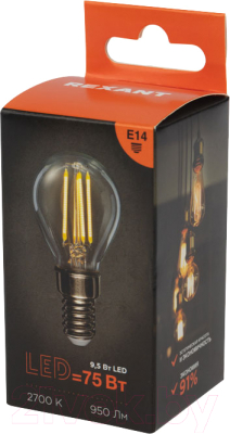 Лампа Rexant Шарик 604-129 - фото