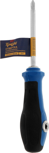 Отвертка Tundra PH2/SL6x100мм 1858733