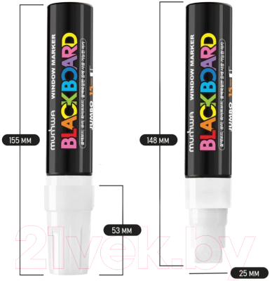 Маркер меловой MunHwa Black Board Jumbo / JBM15-05