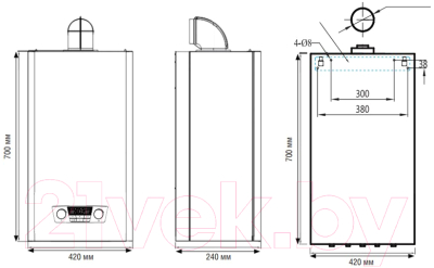 Газовый котел Kentatsu Nobby Balance Plus(S) 24-CS