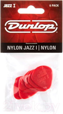 Набор медиаторов Dunlop Manufacturing Nylon Jazz I 47P1N - фото