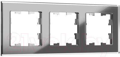 Рамка для выключателей и розеток IEK Brite BR-M32-G-K03 - фото