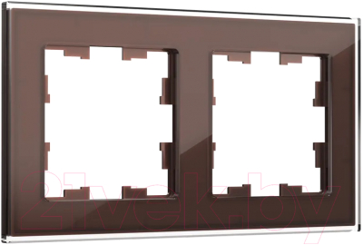 Рамка для выключателей и розеток IEK Brite BR-M22-G-K45 - фото