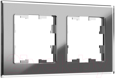 Рамка для выключателей и розеток IEK Brite BR-M22-G-K03 - фото