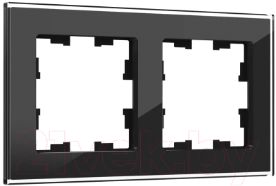 Рамка для выключателей и розеток IEK Brite BR-M22-G-K02 - фото