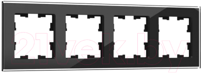 Рамка для выключателей и розеток IEK Brite BR-M42-G-K02 - фото