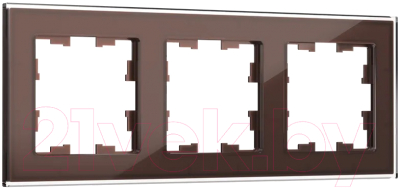 Рамка для выключателей и розеток IEK Brite BR-M32-G-K45 - фото